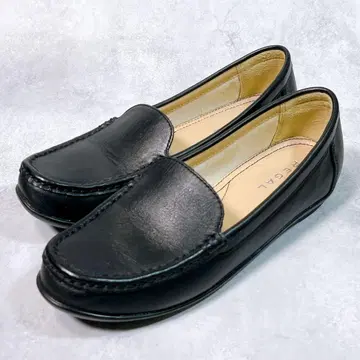 새상품급 [리갈] 로퍼 (23) 천연 가죽 가죽 슬립온 블랙