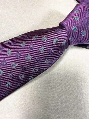 브룩스브라더스 보라색 실크 넥타이