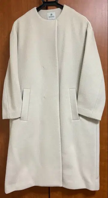 나노 유니버스 베이지 롱 코트