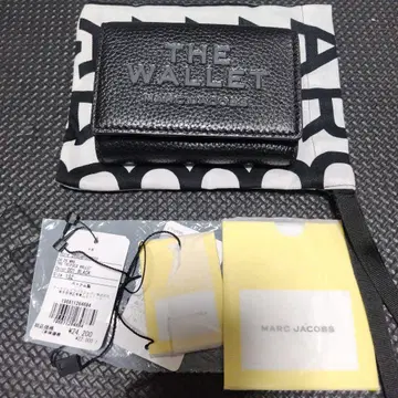 MARC JACOBS THE WALLET 블랙 3단 폴더형 지갑