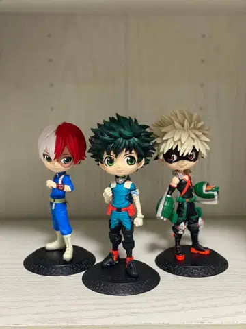 연내 한정 나의 히어로 아카데미아 피규어 3개 세트 박스 포함