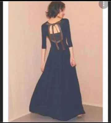 SNIDEL (스나이델) 백 오픈 니트 OP 원피스