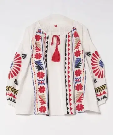 차이하네 바프라 자수 레이디 상의