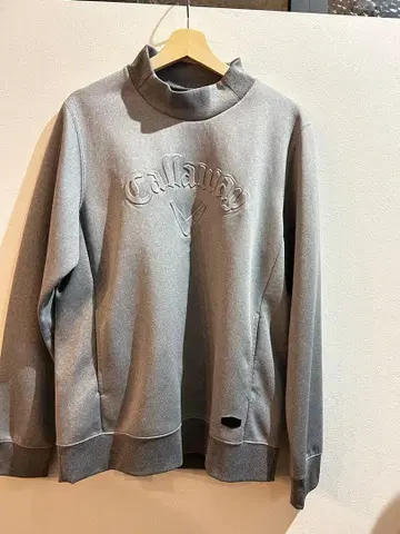 Callaway 모크넥 스웨터 L 사이즈 그레이