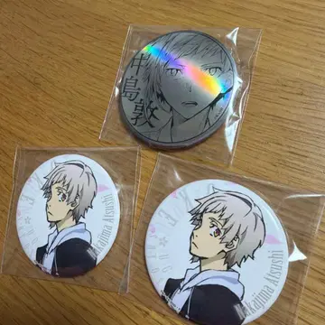 학원 문호 스트레이독스 캔뱃지 AGF 2023 나카지마 아츠시 세트