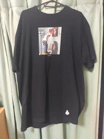 Geno Company 아트 프린트 T셔츠 XL 블랙