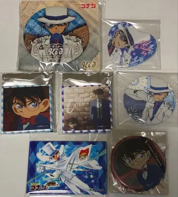 명탐정 코난 괴도 키드 에도가와 코난 캔뱃지 묶음 판매