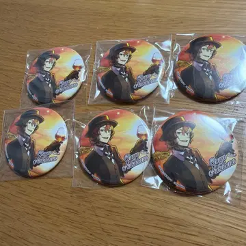 문호 스트레이독스 콜라보 카페 본점 캔뱃지 나카하라 츄야 세트