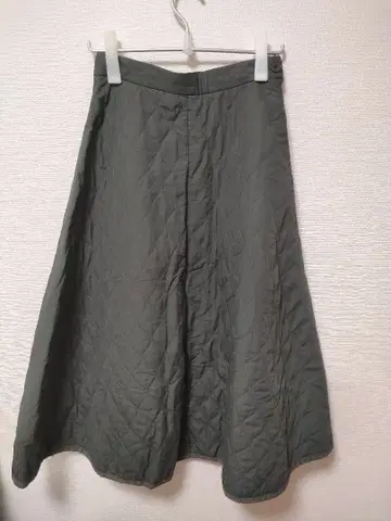 퀼팅 플레어 스커트