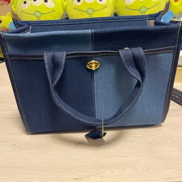 데님 패치워크 숄더백