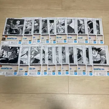 제일복권 드래곤볼 40th G상 코믹스 클리어 파일 세트 21종