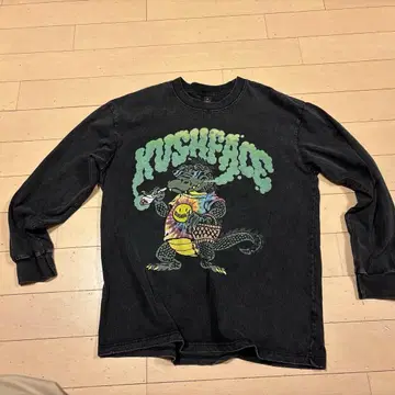 VINTAGE 스트릿 스모크링 크로커다일 롱T셔츠