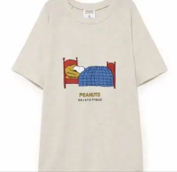PEANUTS GELATO PIQUE 스누피 상하의 세트 반팔 롱 바지