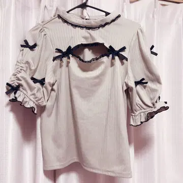 ROJITA 데콜테 트임 상의