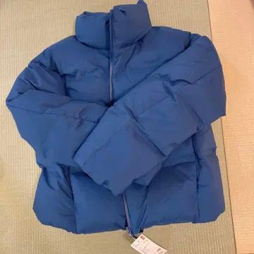 UNIQLO 심리스 다운 자켓 M 블루