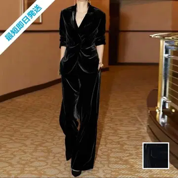 경사용 셋업 팬츠 기모 드레이프 테일러드 자켓