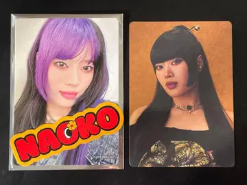 HANA 트레이딩 카드 랜덤 포토 카드 스티커 세트 naoko
