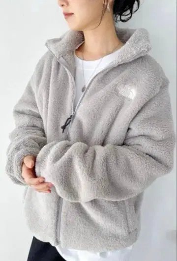 한국 한정 THE NORTH FACE 플리스 자켓 그레이 L