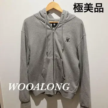 [컨디션 최상] WOOALONG 우알롱 더블 집업 후드티