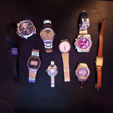 정크 손목시계 9점 묶음 판매