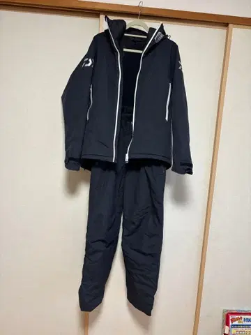 낚시 수트 (상하의 세트) 블랙