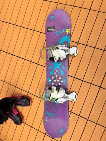 스노우보드 BURTON 115cm 부츠 세트 밑창 가드 포함