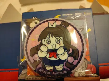 역전재판 중국 리본 고양이 콜라보 캔뱃지 아야사토 치히로