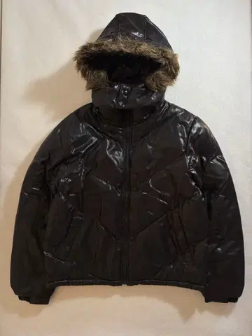 y2k 광택 archive 퍼 다운 헤이세이 갸루 맥브링크 시크 스타일