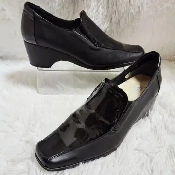 아틀리에 Atelier 블랙 컴포트 슬립온 3E/24cm 미사용