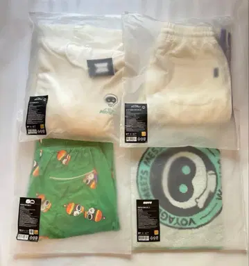 BTS JIN wootteo 맨투맨 상하의 파자마 팬츠 타월 1장