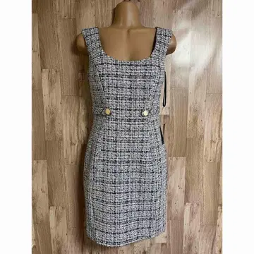 ROBE de FLEURS Glossy 슬리브리스 미니 원피스 M