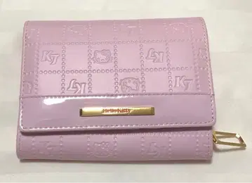 산리오 헬로키티 접이식 지갑 핑크 레트로 헤이세이