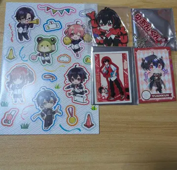 컬러풀 피치 유안 굿즈 세트