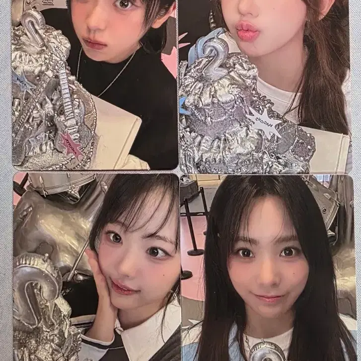 QWER hina (냥뇽녕냥) pre-order benefit sign photocard papidang