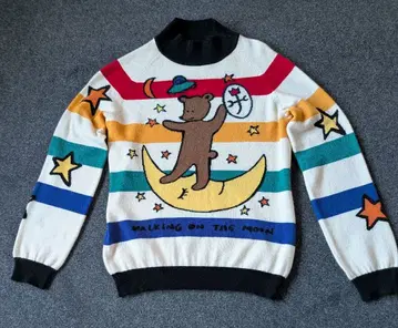 까스텔바작 니트 스웨터 캐시미어 100 컬러풀 42 하이넥