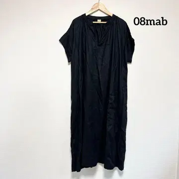 [새상품급] 08mab 08맵 린넨 셔츠 원피스 루즈핏