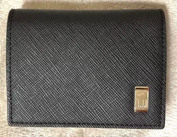 [ 새상품급 ] Dunhill 던힐 가죽 코인 케이스 동전 지갑 블랙