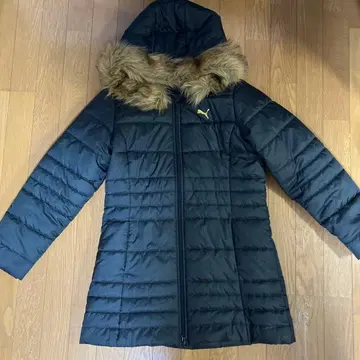 푸마 겉옷 퍼 포함 블랙 컬러 M 사이즈