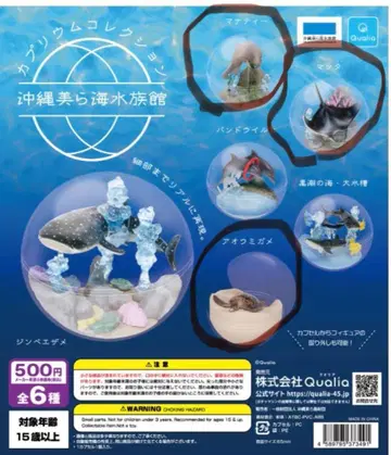 츄라우미 수족관 가챠 매너티 만타 푸른바다거북