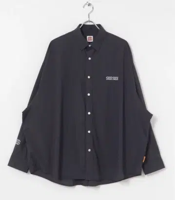 SEESEE 나일론 셔츠 블랙 XL 사이즈