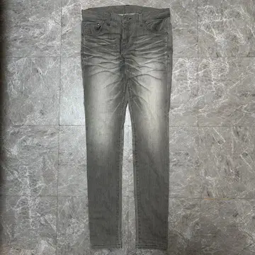 Tornado Mart 그레이 입체 수염 가공 데님 g27