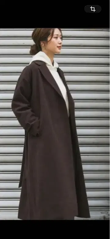 (URBAN RESEARCH DOORS) 울 와이드 체스터 코트