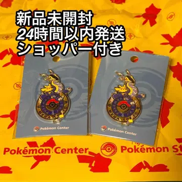 포켓몬 센터 메가토쿄 미라이돈 피카츄 로고 핀즈 2개