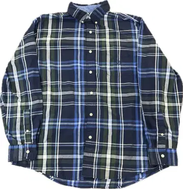 CHAPS 체크 무늬 긴팔 셔츠 XLT