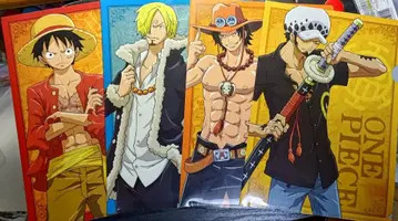 ONE PIECE 원피스 루피 상디 에이스 로 클리어 파일