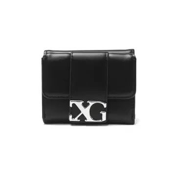 X-girl 로고 버클 미니 월렛