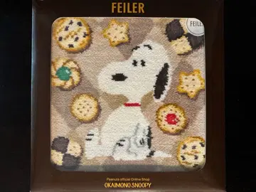 페이러 스누피 메니메니쿠키 타월 손수건