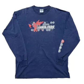 00s LINKIN PARK 'Hybrid Theory' XL 네이비