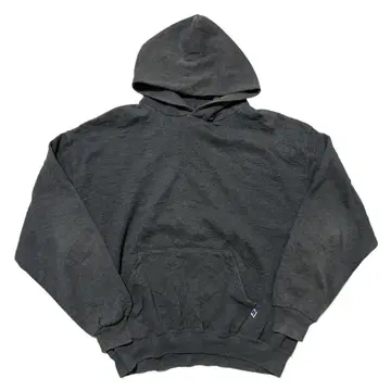 80s 러셀 애슬레틱 블랭크 풀오버 후드티 블랙 XL