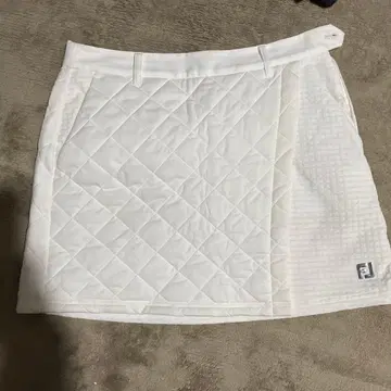 FJ 여성용 골프 스커트 L 화이트
